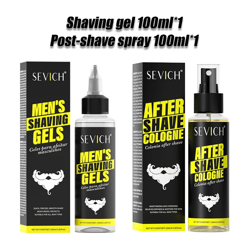 Cologne After Shave Spray 100ml Non-irritating Soften Sideburn Beard Shaving Gel Foam Moisturizing After Shave Fragrance for Man