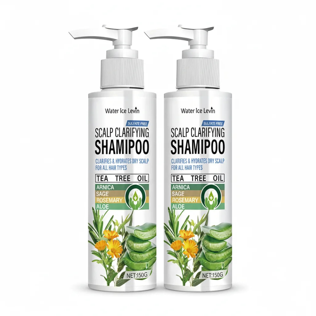 Dry Scalp Shampoo Sulfate Free 1+1 Pack 100g Tea Tree Oil with Collagen Hyaluronic Acid Vitamin C Niacinamide Moisturizing Cheap