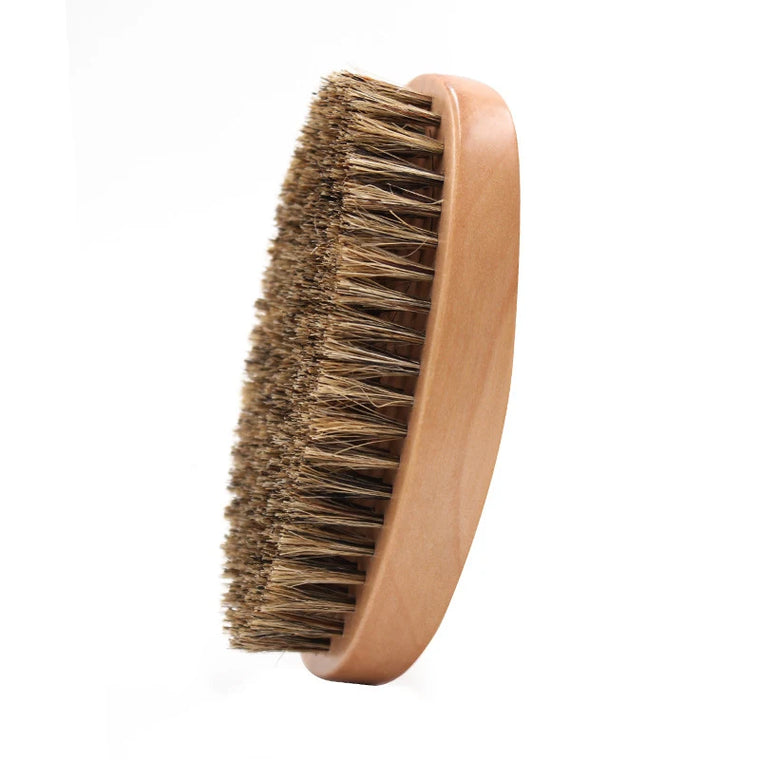 Natural Boar Bristle Beard Brush for Men Bamboo Face Massage That Works Wonders To Comb Beards and Mustache Drop Shipping