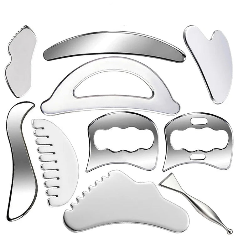 Stainless Steel Gua Sha Board, Special Tool For Sports And Fitness, Tendon, Gua Sha Sheet, Relaxati