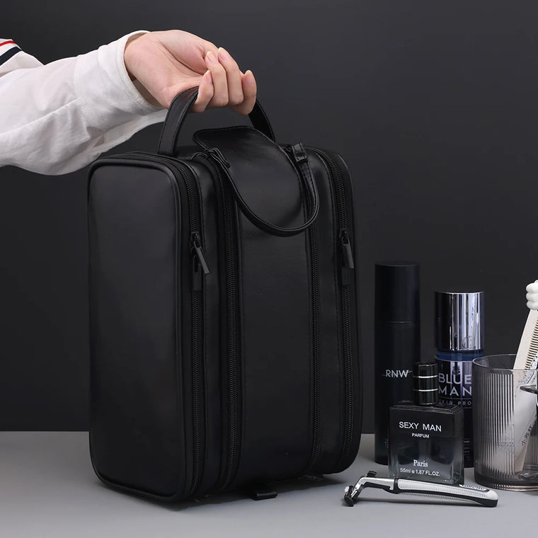 Waterproof Hanging PU Toiletry Bag