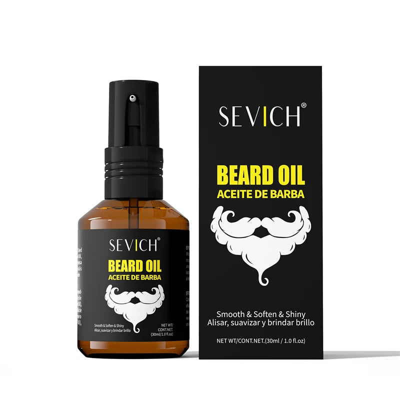30ml Beard Growth Serum Biotin Beard Growth Serum Mustache Fluid Fuller Thicker Nourish Professional Beard Care Product For Men