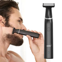 HTC Black Friday Cyber Monday Deals 2022  Face + Body Hybrid Electric Trimmer and Shaver,Body Trimmer For Men Pubic Hair