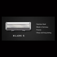 QSHAVE Six Blade Razor Cartridges