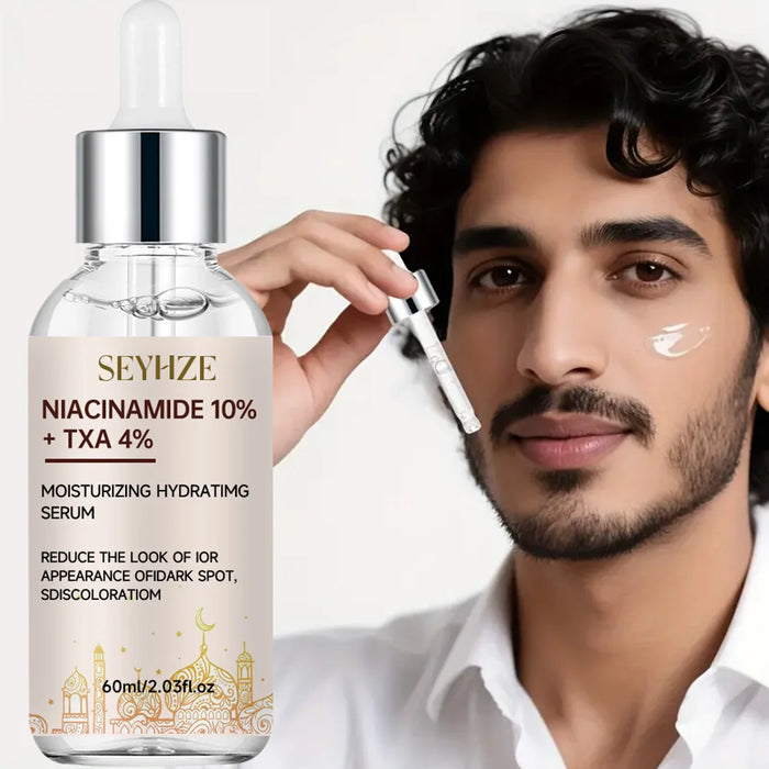 SEYHZE 10% Niacinamide + 4% TXA Double Layer Moisturizing Essence 40ml/60ml Day And Night Universal Serum for Men And Women Brig