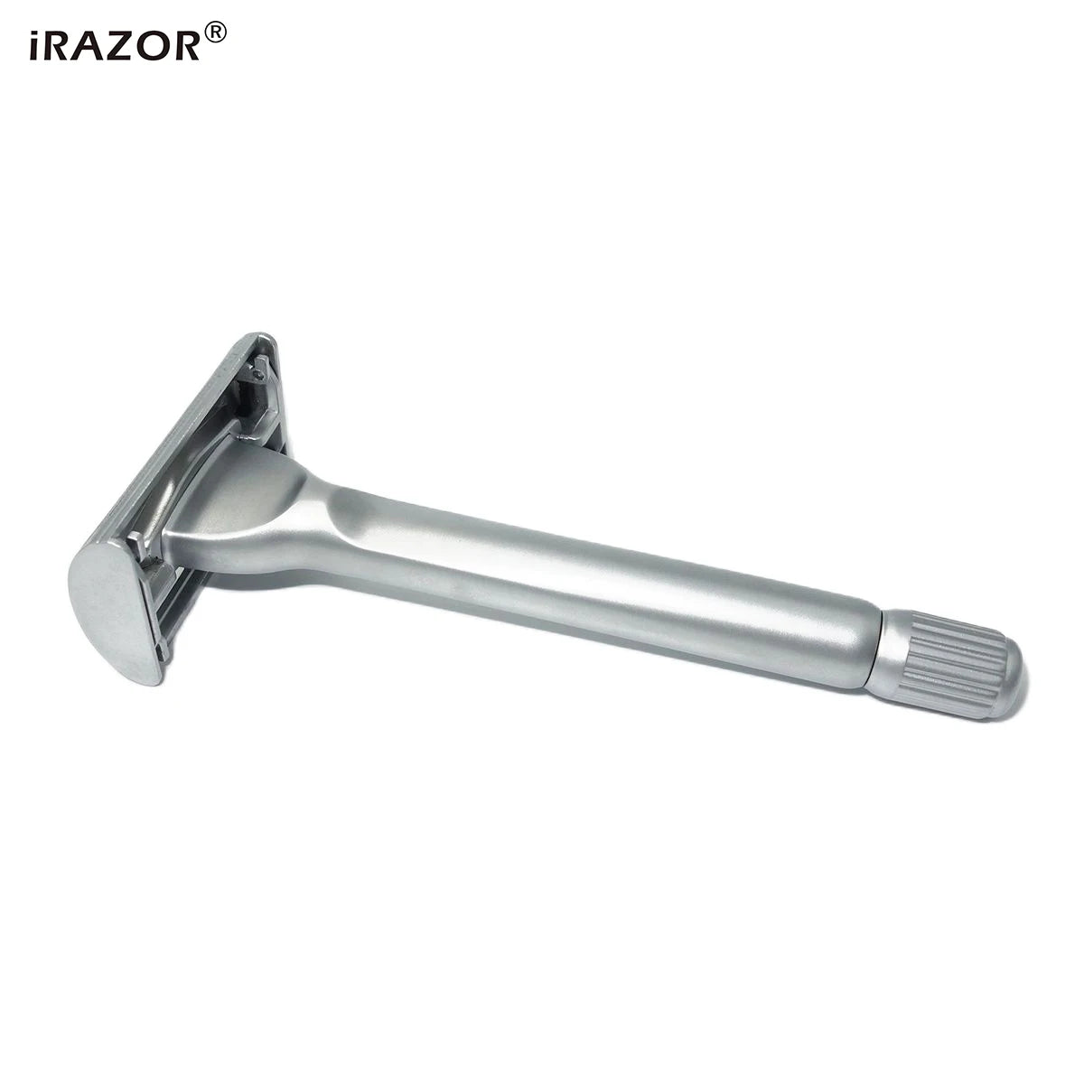iRAZOR New Heavy Butterfly Design Double Edge Safety Razor with 10pcs Original Blade Refills for Men Reusable Grooming Gift Set