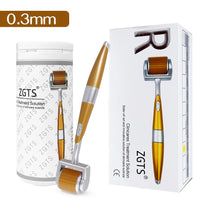 0.2/0.25/0.3mm Derma Roller for Skin Beard Hair Growth Face Massager Scalp Roller 540 Micro Needle Titanium Makeup Beauty Tool