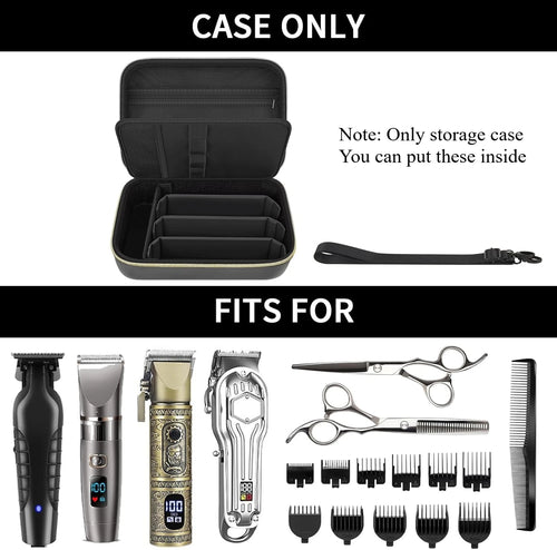 Barber Case for Hair Clippers Cutting Supplies, Trimmer Accessories Organizer for Wahl/for Ufree/for Andis Men Women Razor Groom