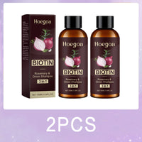 Red Onion Shampoo Rosemary Hair Growth Soft Shine Hydrating Stronger Hair Root Cleansing Scalp Refreshing Biotin Infused Shampoo