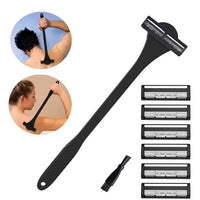 Silicone Back Shaver Scrubber Set