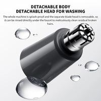 New Mijia Electric Nose Hair Trimmer Nose Hair Portable Rechargeable Nose Hair Trimmer Mini Trimmer Nostril Cleaner CN