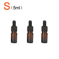 New 1/2/3pcs 5ml/10ml/15ml Glass Dropper Bottle Mini Dropper Small Glass Bottle Refillable Bottles Travel FZP07