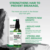 Hair Tonic for Men & Women, Hair Regrowth Serum Spray Leave-In Scalp & Hair Revitalization with Rosemary Lightweight Hair Care