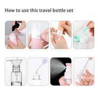 TSA Approved Silicone Travel Bottles