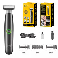HTC Black Friday Cyber Monday Deals 2022  Face + Body Hybrid Electric Trimmer and Shaver,Body Trimmer For Men Pubic Hair