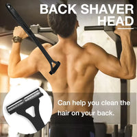 Razor Men Back Shaver Male Machine Hair Shaver Safety Long Handle Foldable Trimmer Body Leg Handle Removal Shaving Razor Tool