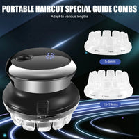 UFO Hair Clipper Electric Hair Trimmer with Smart Digital Display, Waterproof Home Barber Kit, Rechargeable Cordless Hair Cutter