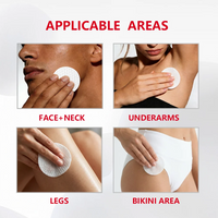 Aftershave Treatment Pads Ingrown Hair Pads to Help Prevent Razor Bumps for Men & Women - Exfoliate Underarms & Bikini Area