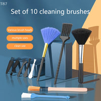 10 Pcs Small Tools Car Phone Dust Brushes Dust Cleaner Accessories Shaver Household PC Laptop Keyboard Cleaning Tools Brush Kit