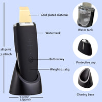 Ultrasonic Facial Skin Scrubber Device