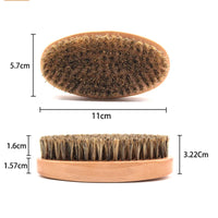 Natural Boar Bristle Beard Brush for Men Bamboo Face Massage That Works Wonders To Comb Beards and Mustache Drop Shipping