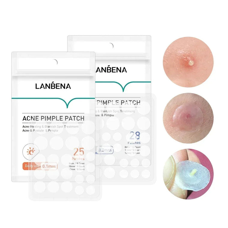 LANBENA Acne Pimple Patch Daily Use and Night Use Invisible Acne Stickers Blemish Treatment Acne Concealer Makeup