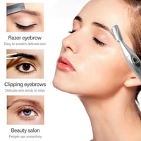 Electric Eyebrow Trimmer Men's And Women's Automatic Eyebrow Trimmer Portable Hair Removal Beauty Trimmer Beginner Beauty Tool