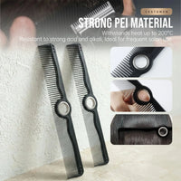 2Pc New Professional Barber Combs Set Spinning Wide Fine Tooth Haircut Combs Anti-static Taper Comb For Salon Hairdressing Tools