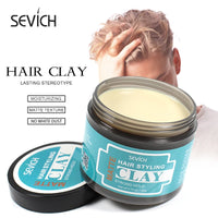 Sevich Hair Styling Wax Fashion Hairstyle Finished Natural Matte Fluffy Strong Hold Hair Pomade Professional Men's Hair Clay