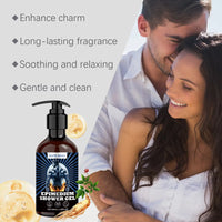 North Moon Men Coconut Oil Shower Gel Removing Exfoliate Lasting Nourish Smooth Reduce Dry For Sensitive Skin Body Washing Gels