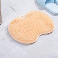 1PC Bathroom Shower Foot Massage Mat with Non-slip Suction Cup Wall-mounted Back Scrub Massage Bathroom Essential  Refreshing