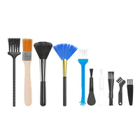 10 Pcs Small Tools Car Phone Dust Brushes Dust Cleaner Accessories Shaver Household PC Laptop Keyboard Cleaning Tools Brush Kit
