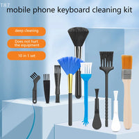10 Pcs Small Tools Car Phone Dust Brushes Dust Cleaner Accessories Shaver Household PC Laptop Keyboard Cleaning Tools Brush Kit