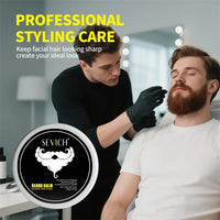 Beard Care Wax Beard Nourishing Balm Strong Holding Natural Beard Balm Conditioner Keep Smoothing Men Beards Styling Products