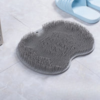 1PC Bathroom Shower Foot Massage Mat with Non-slip Suction Cup Wall-mounted Back Scrub Massage Bathroom Essential  Refreshing