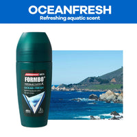 Men's Bead-and-spray Deodorant, Providing Long-lasting Dryness and Freshness. Cream-based Antiperspirant. Essential for Summer.