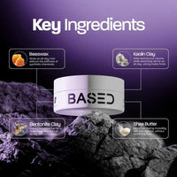 BASDE Sea Salt Hairstyle Spray Hair Wax For Men Hair Strong Hold Hair Styling Wax Stick Long-Lasting Low Shine Modeling Paste