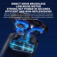 New MIJIA Electric Shaver S700 Portable Flex Razor 3 Head Shaving IPX7 Waterproof Washable Beard Trimmer Trimer Cutter 30 day