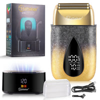 UFO Hair Clipper Electric Hair Trimmer with Smart Digital Display, Waterproof Home Barber Kit, Rechargeable Cordless Hair Cutter