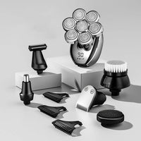 UFO Hair Clipper Electric Hair Trimmer with Smart Digital Display, Waterproof Home Barber Kit, Rechargeable Cordless Hair Cutter