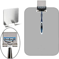25cm Acrylic Anti Fog Mirror Bathroom Tools Shower Shaving Fogless Mirror Washroom Accessories With Wall Suction For Men Women