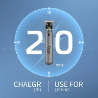 Kemei Hair Liners Clippers Men Beard Trimmer Zero Gapped T-Blade Hair Cutting Machine Cordless Professional Barber Edgers Cutter