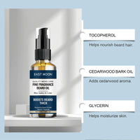 Cedar-Scented Men's Beard Oil–Deep Nourishment,Long-Lasting Fragrance,Tames Frizz,Non-Irritating & Suitable for Sensitive Skin