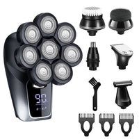 UFO Hair Clipper Electric Hair Trimmer with Smart Digital Display, Waterproof Home Barber Kit, Rechargeable Cordless Hair Cutter