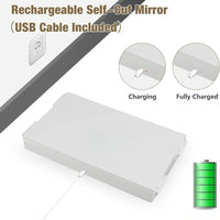 LED Three Way Haircut Mirror