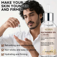 SEYHZE 10% Niacinamide + 4% TXA Double Layer Moisturizing Essence 40ml/60ml Day And Night Universal Serum for Men And Women Brig