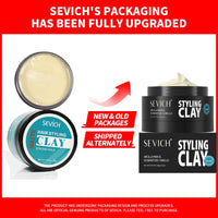 Sevich Hair Styling Wax Fashion Hairstyle Finished Natural Matte Fluffy Strong Hold Hair Pomade Professional Men's Hair Clay