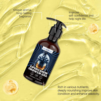 North Moon Men Coconut Oil Shower Gel Removing Exfoliate Lasting Nourish Smooth Reduce Dry For Sensitive Skin Body Washing Gels