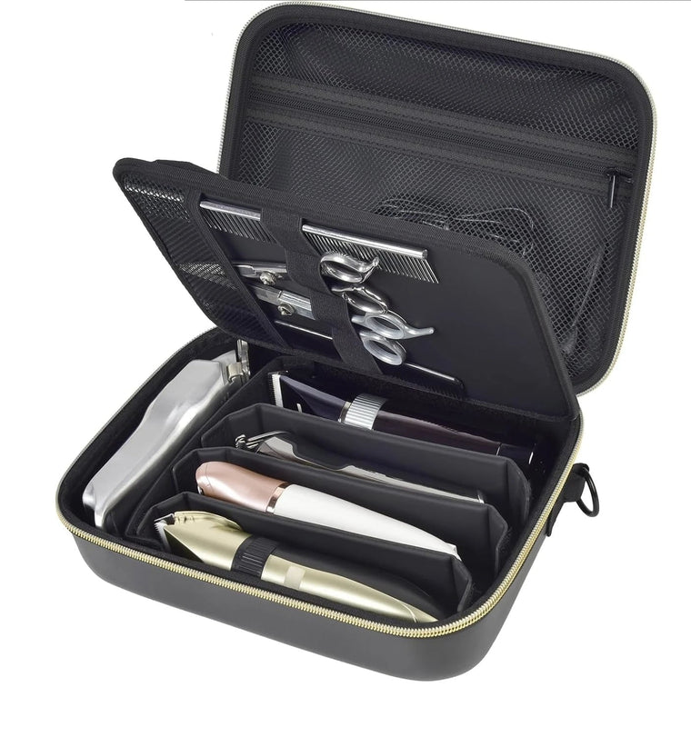 Barber Case for Hair Clippers Cutting Supplies, Trimmer Accessories Organizer for Wahl/for Ufree/for Andis Men Women Razor Groom