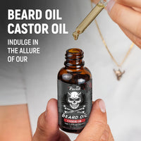 Beard Essential Oil Rich in Castor Oil, Beard Growth and Grooming Soften Nourish Beard Care Roller Needle Length Less Than 0.25m